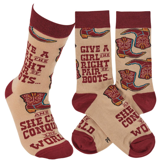 Primitives by Kathy - Give A Girl Boots Socks