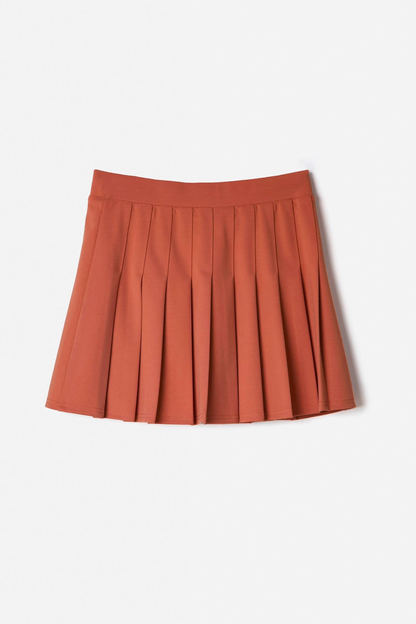 Stretch Fabric Pleated Skort - Preorders