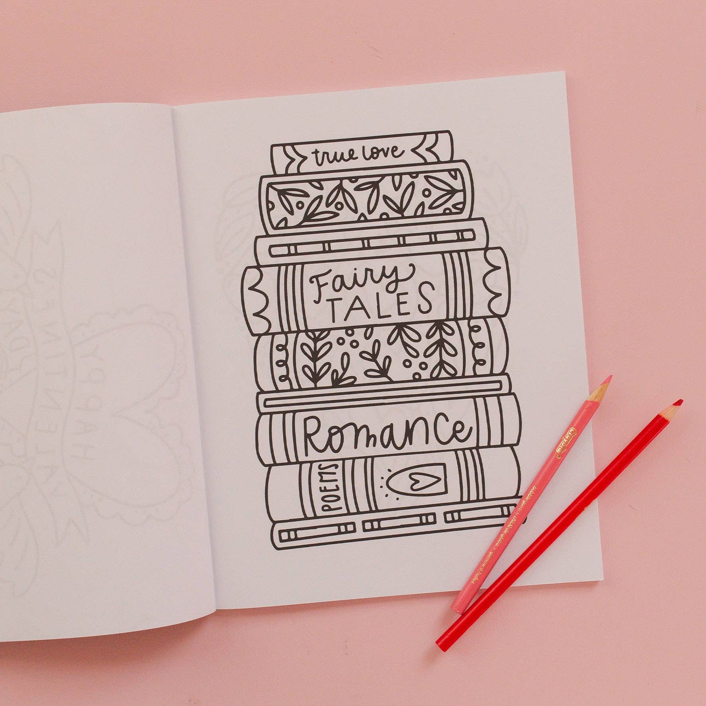 Pippi Post - Be My Valentine Coloring Book