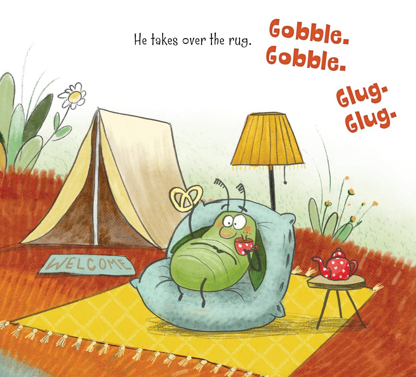 Bug on the Rug picture book