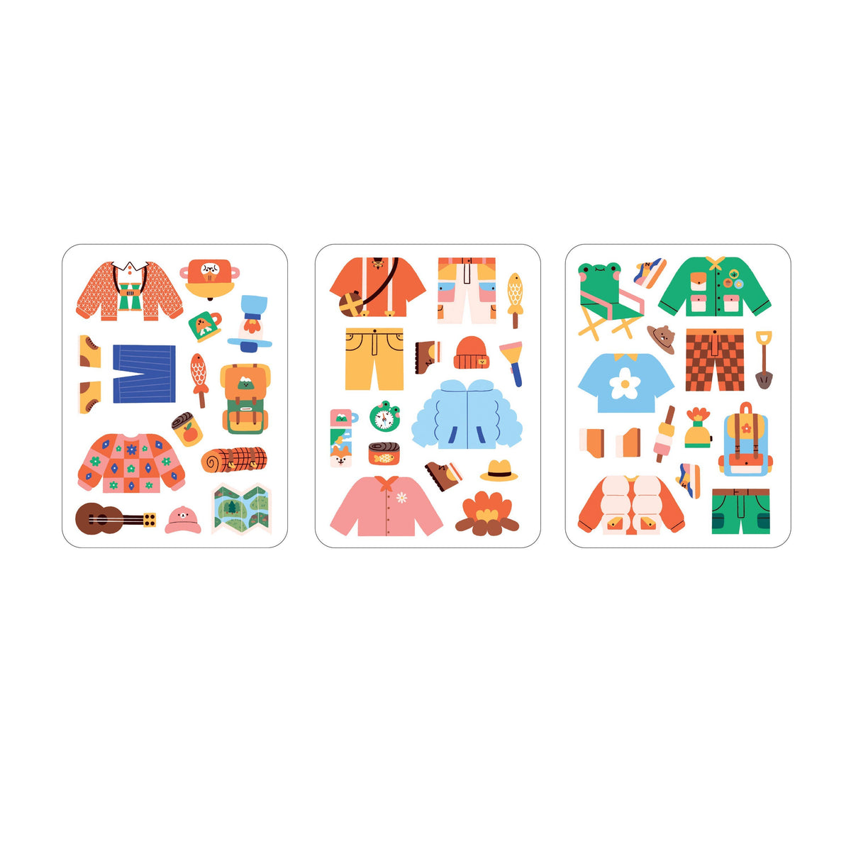 Chronicle Books - Happy Camper Magnetic Play Set