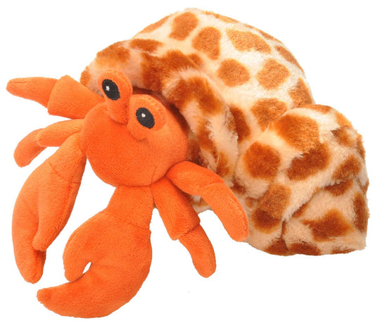 Wild Republic - Hug'Ems-Mini Hermit Crab Stuffed Animal 7"
