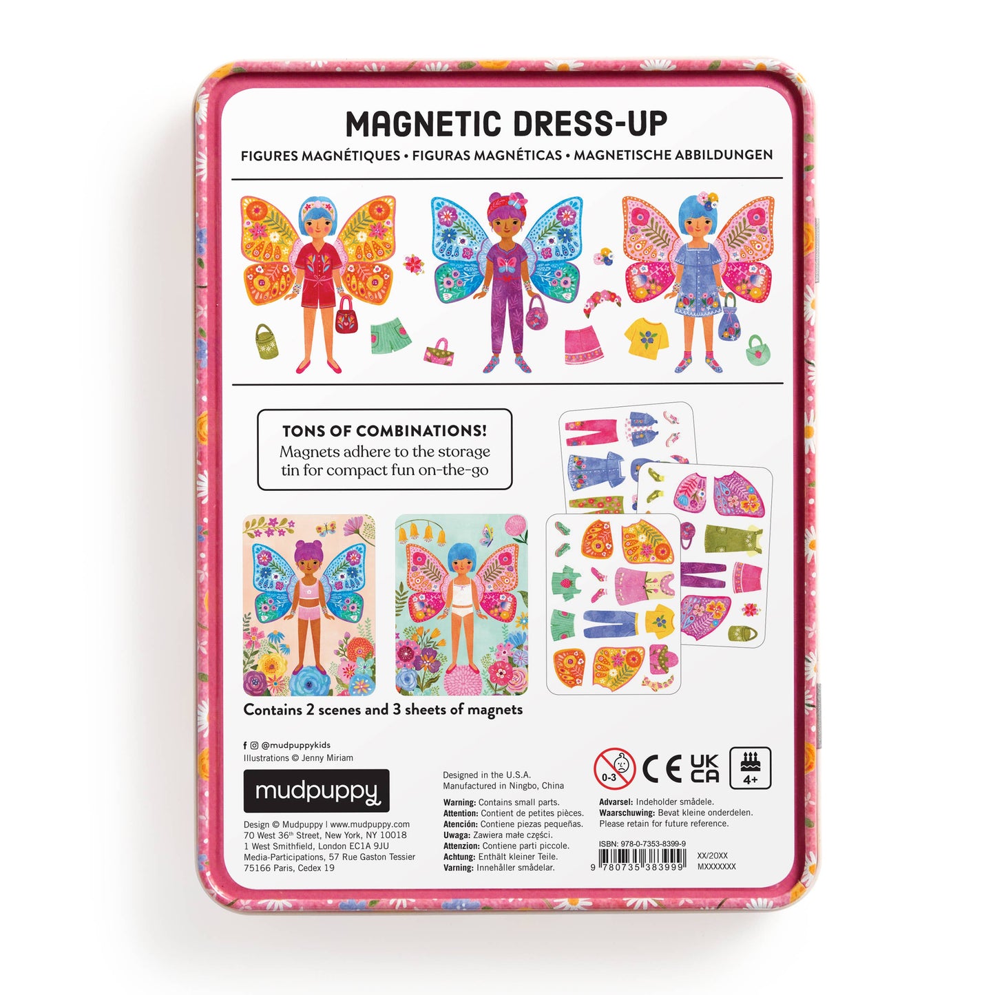 Chronicle Books - Butterfly Bliss Magnetic Dress-up