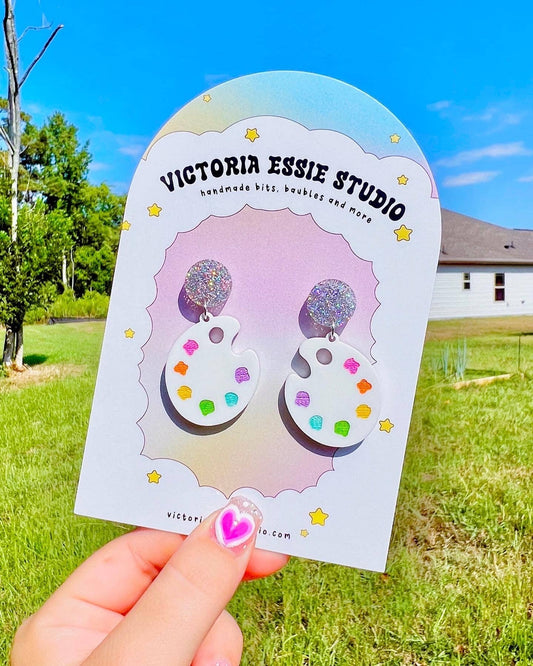Victoria Essie Studio - Paint Palette Earrings