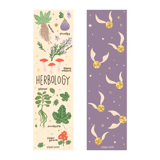 Pippi Post - Herbology Magical Plants Bookmark Set