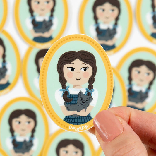 Pippi Post - Wizard of Oz Dorothy Portrait Decal Sticker