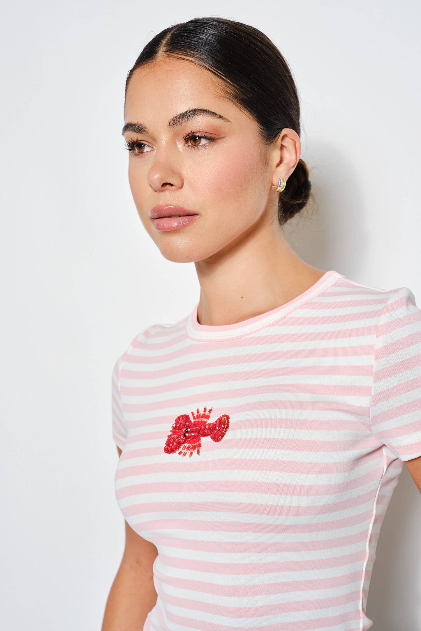 Pretty Garbage - ZANDRA LOBSTER BEADED TEE