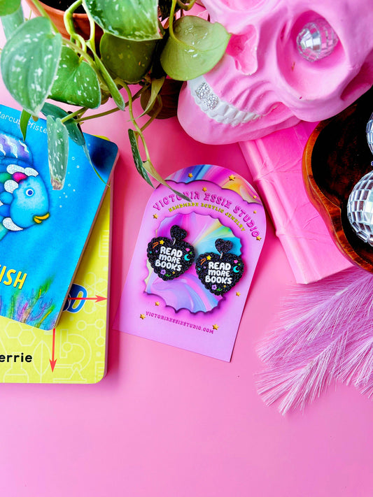 Victoria Essie Studio - Read More Books Earrings