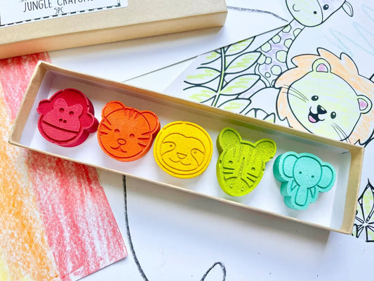 KagesKrayons - Jungle Animal Crayons Gift Box