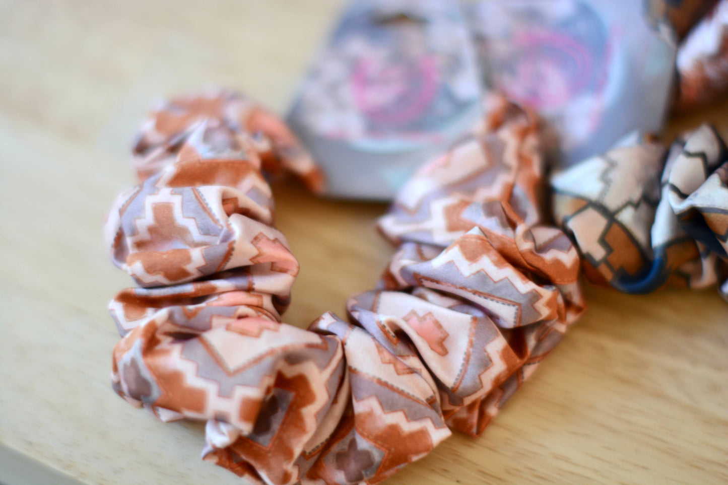 Natural Cowgirl Western Scrunchie Set of 3 Cowgirl Hair Accessory