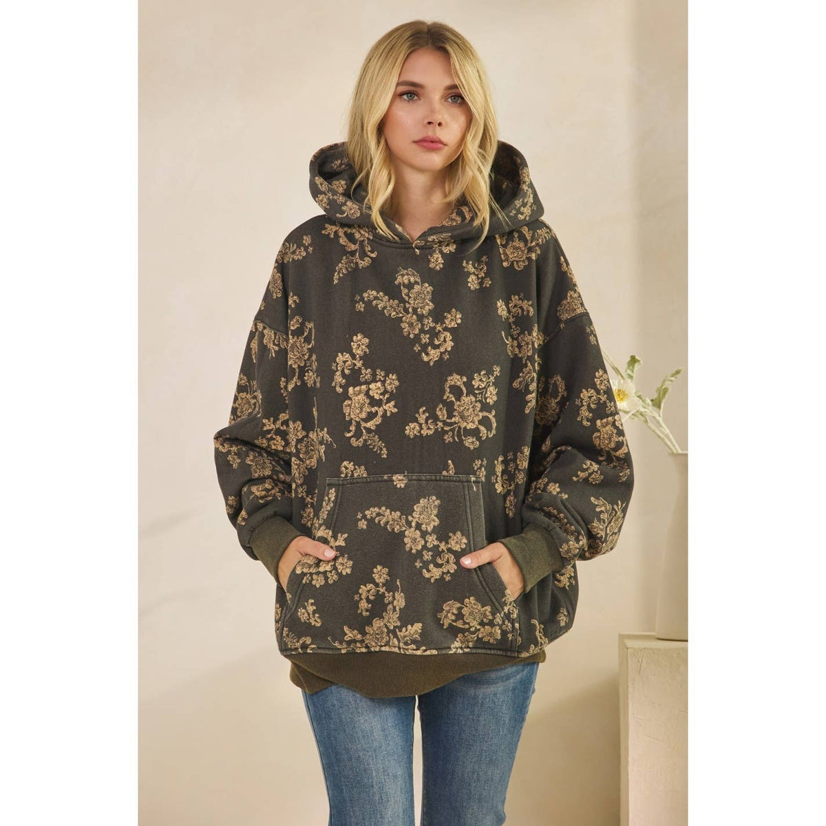 Veveret - Printed Fleece Hoodie