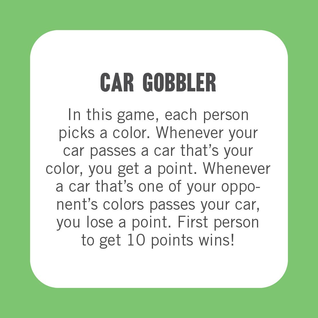 Chronicle Books - On-the-Go Amusements: 50 Cool Things to Do in the Car