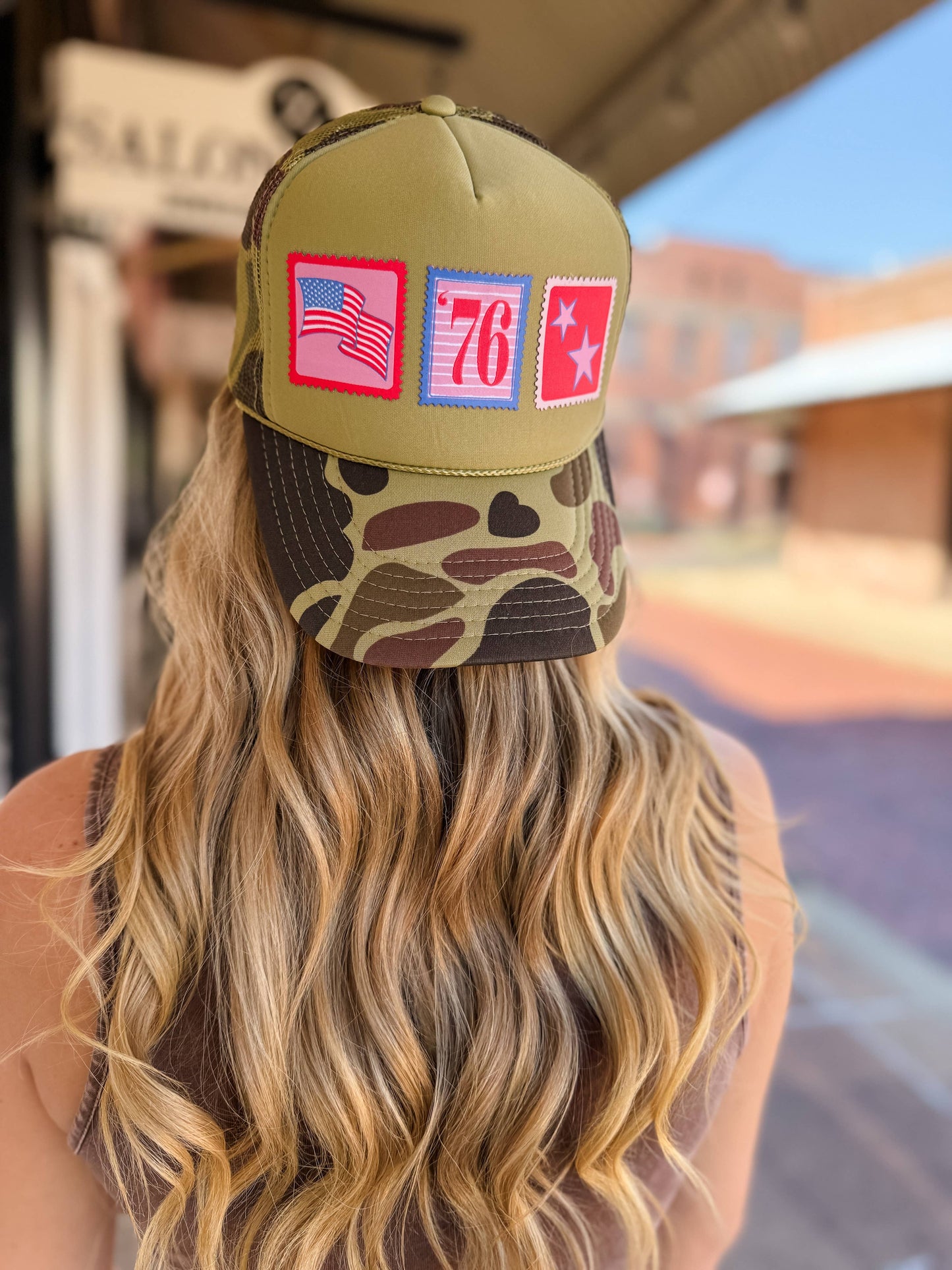 Pierce + Pine - Patriotic Patch Foam Trucker