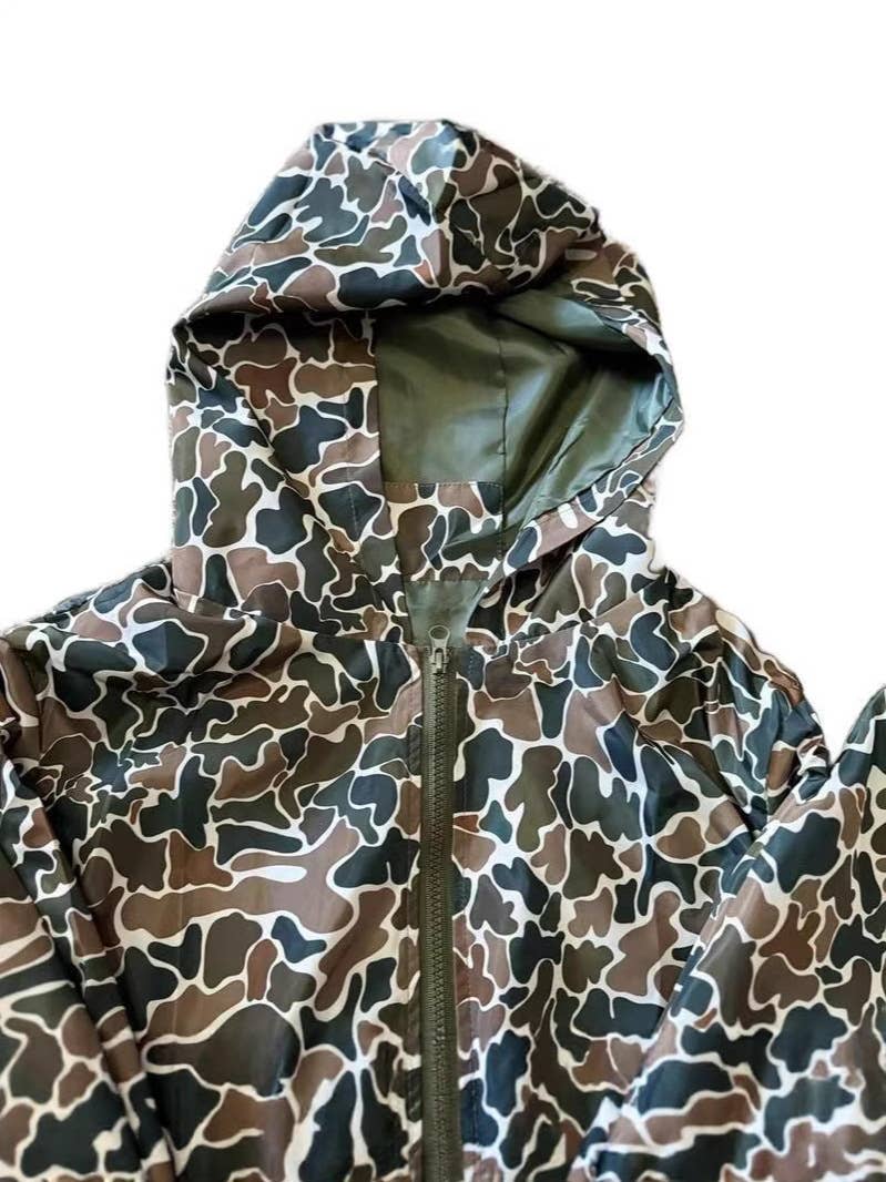 Rosa Clothing - Outdoor Hunting camo windbreaker lightweight jacket