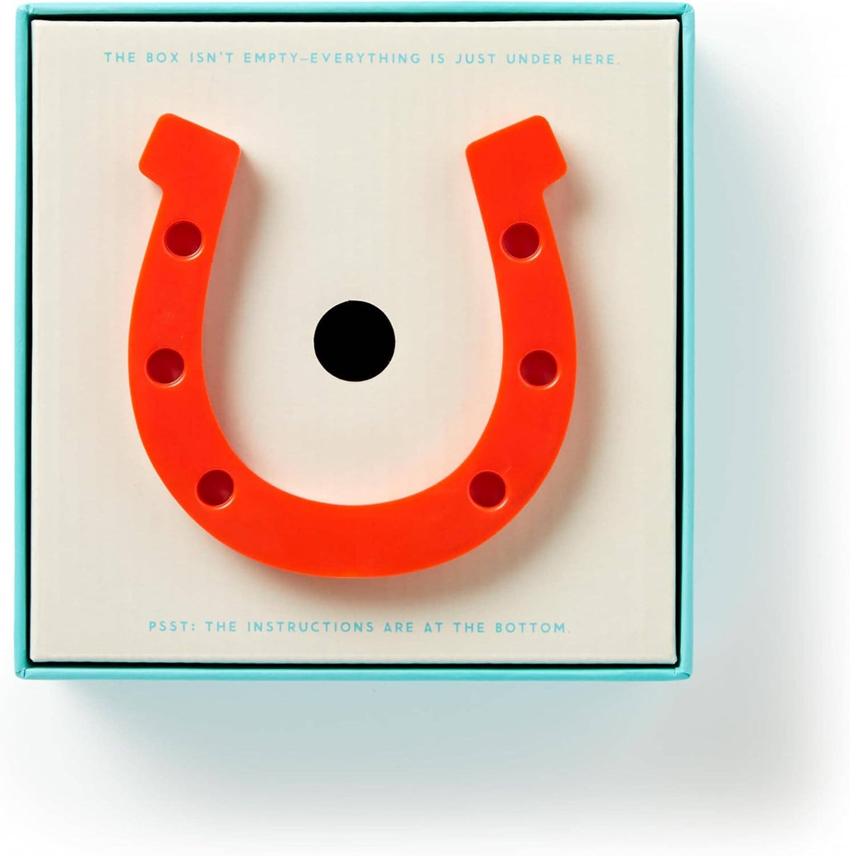 Chronicle Books - Brass Monkey Giddy Up Tabletop Horseshoes Game