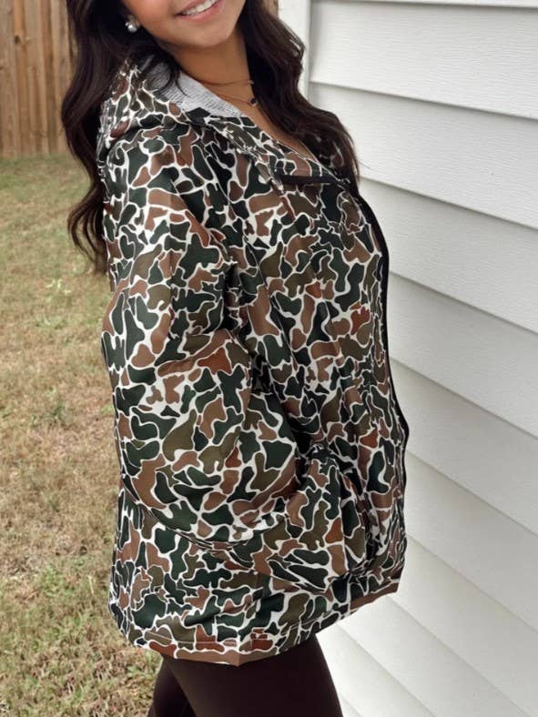Rosa Clothing - Outdoor Hunting camo windbreaker lightweight jacket
