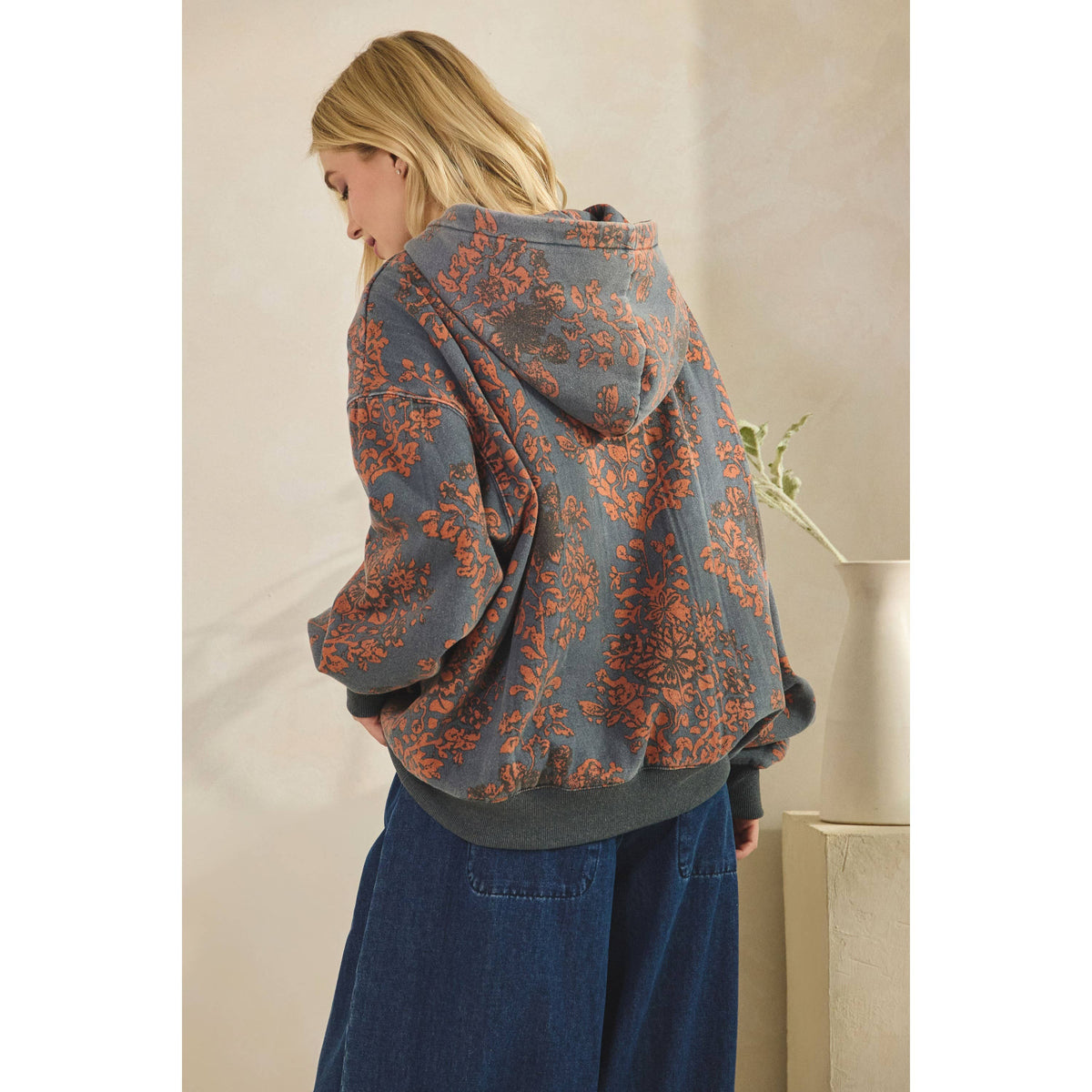 Veveret - Printed Fleece Hoodie