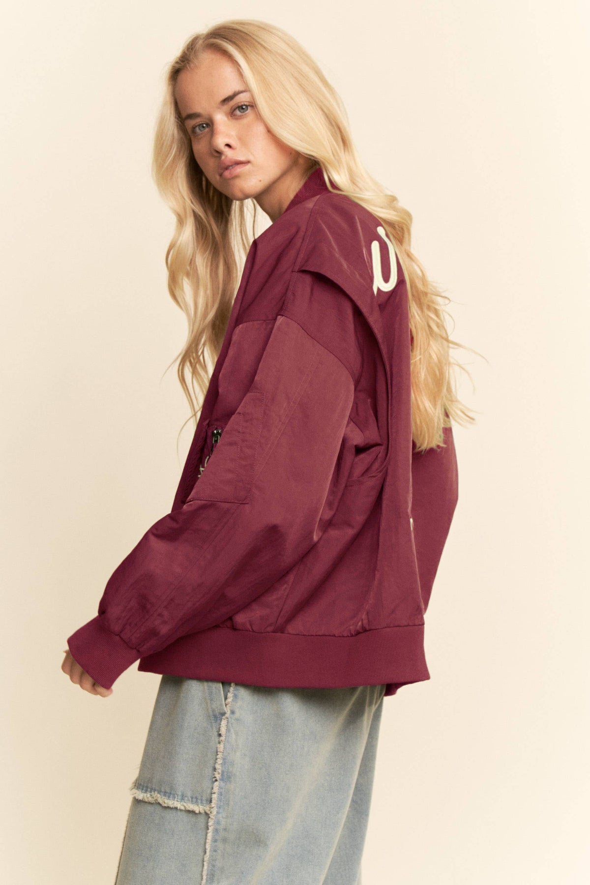 Davi & Dani - West Coast Rodeo Embroidered Bomber Jacket
