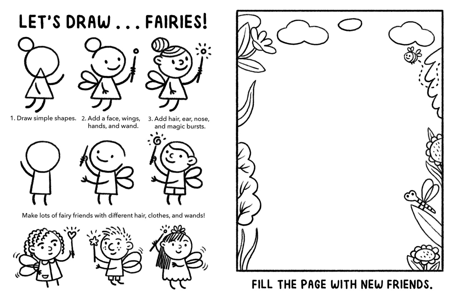 Bushel & Peck Books - Mini Doodles: Let's Draw Magical Creatures