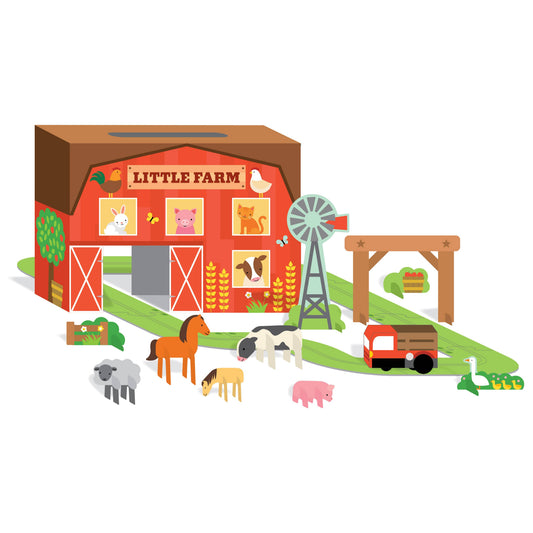 Chronicle Books - Little Farm Wind Up and Go Playset