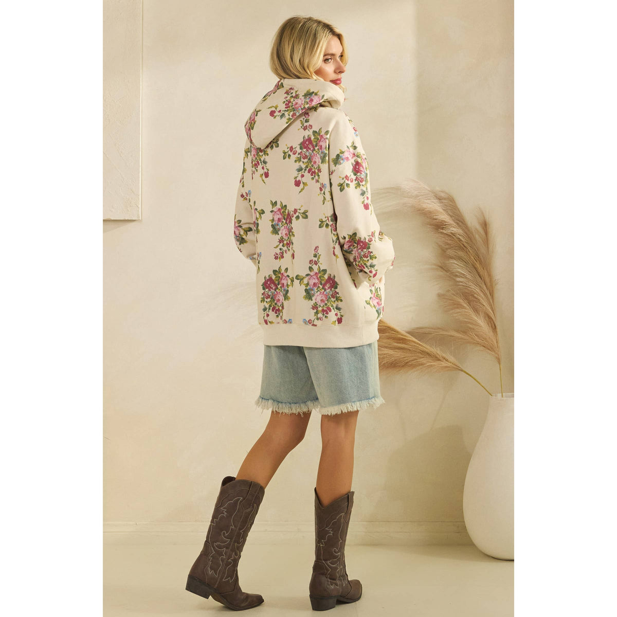 Veveret - Printed Fleece Hoodie