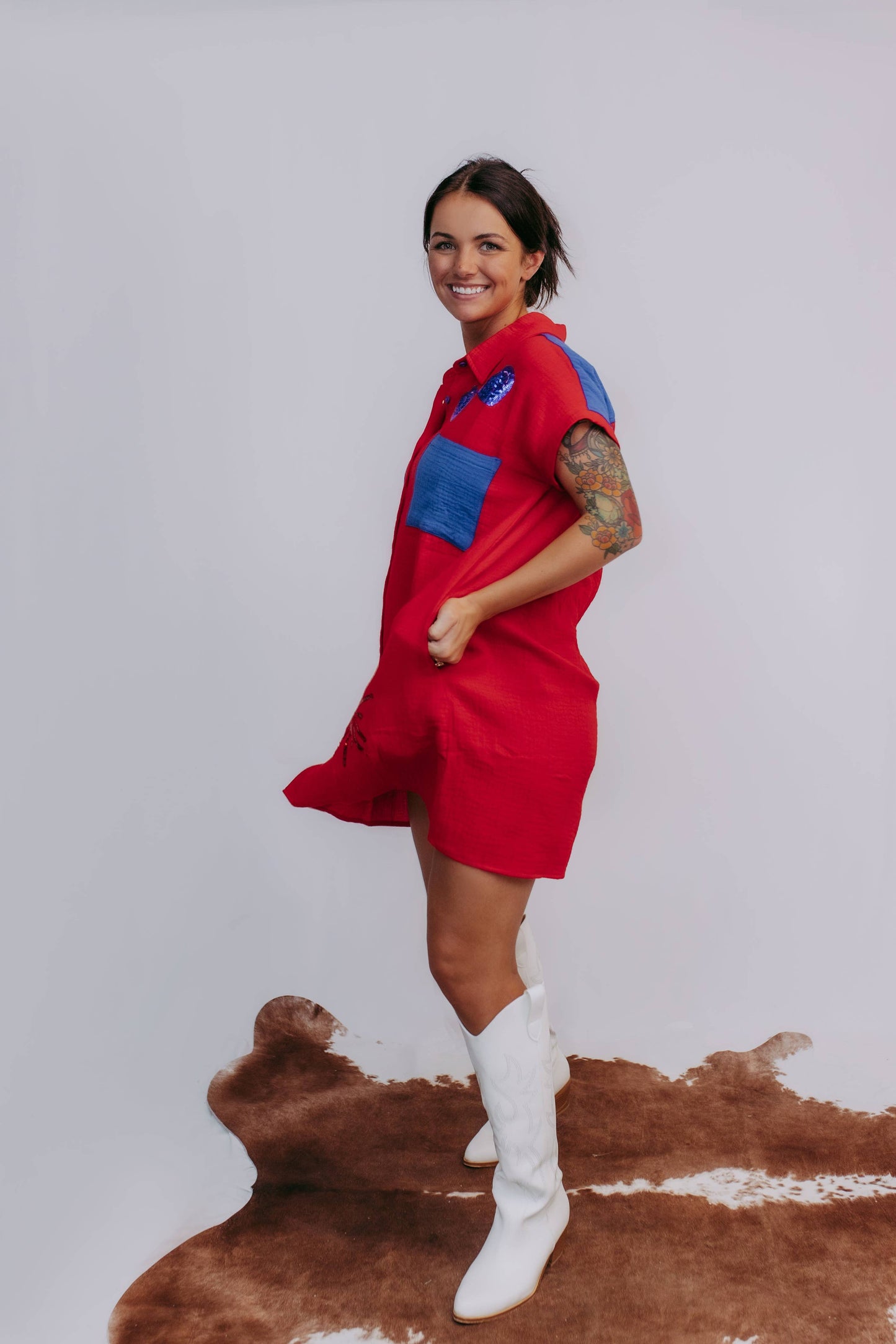 Merigold Kiss - TZ22 Patriotic Dress