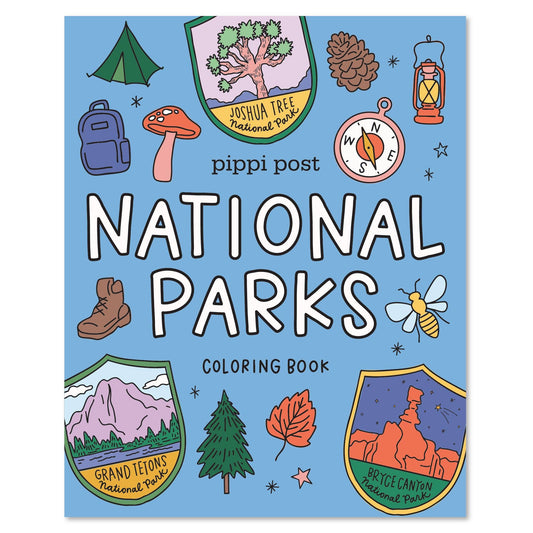 Pippi Post - National Parks Coloring Book
