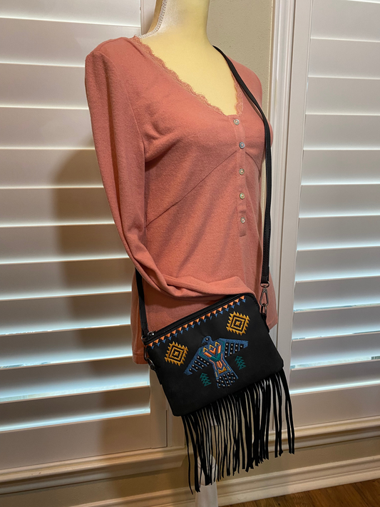 Fringe Cross Body Purse