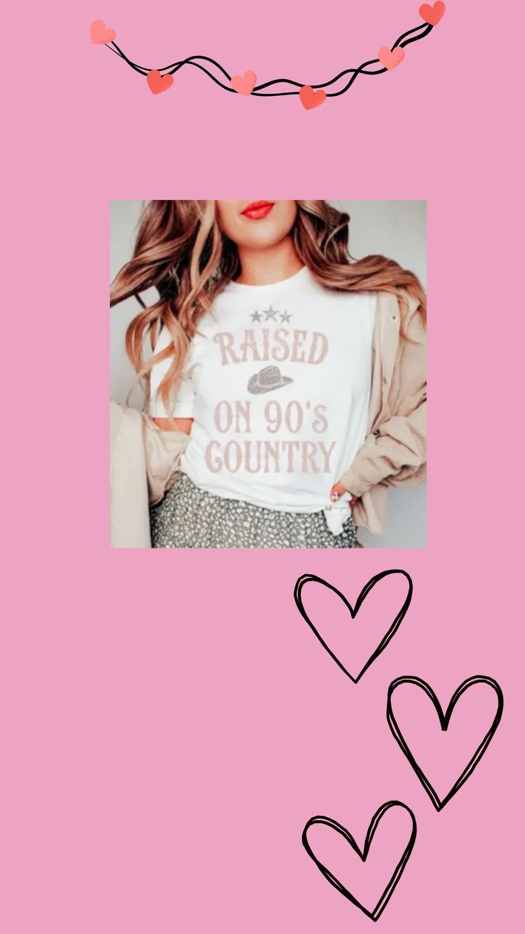 Raised on 90s Country Tee