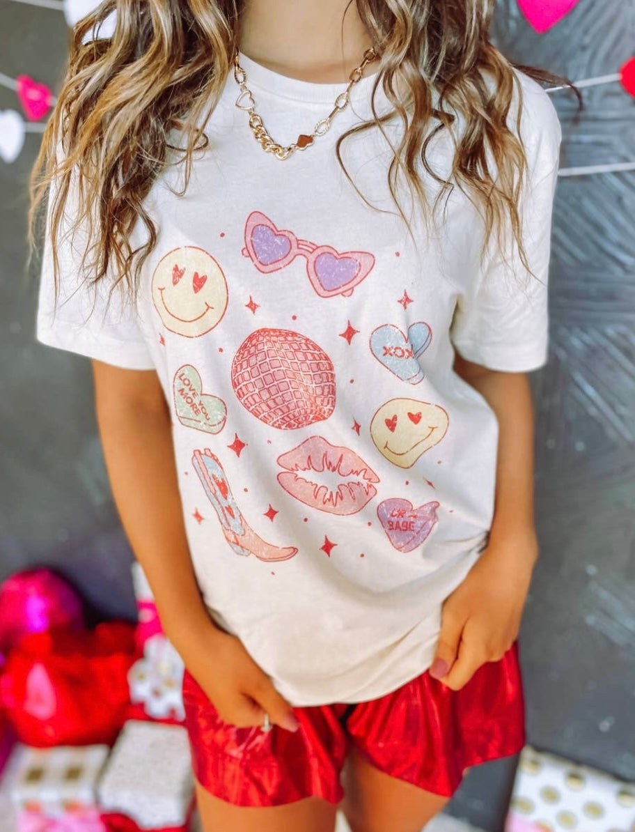 Trendy Hearts Tee