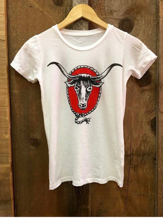 Western Roping Long Horn Tee Women’s