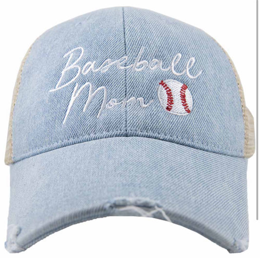 Baseball  Mom Trucker Cap