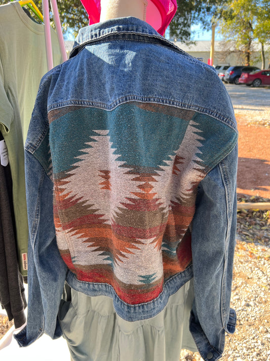 Aztec Jean Jacket